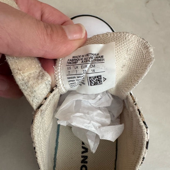 Converse All Star Leopard Girls Shoes Size 7 - Picture 8 of 11